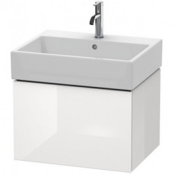 Meuble sous-vasque L-CUBE 394x584x459mm blanc mat