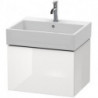 Meuble sous-vasque L-CUBE 394x584x459mm blanc mat
