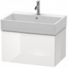 Meuble sous-vasque L-CUBE 394x684x459mm blanc mat