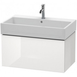 Meuble sous-vasque L-CUBE 394x784x459mm blanc mat