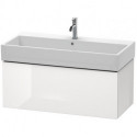 Meuble sous-vasque L-CUBE 394x984x459mm blanc mat