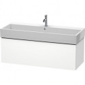 Meuble sous-vasque L-CUBE 394x1184x459mm blanc mat