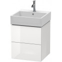 Meuble sous-vasque L-CUBE 544x484x459mm blanc mat