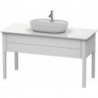 Meuble sous-vasque LUV 743x1388x570mm blanc nordique