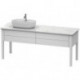 Meuble sous-vasque LUV 743x1388x570m avec éclairagecken li blanc sdm