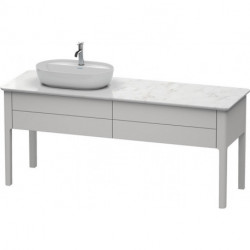 Meuble sous-vasque LUV 743x1388x570m avec éclairagecken li blanc nordique