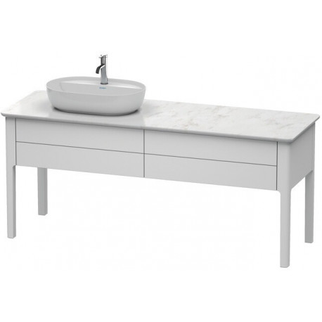 Meuble sous-vasque LUV 743x1388x570m avec éclairagecken re blanc nordique