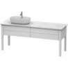 Meuble sous-vasque LUV 743x1388x570m avec éclairagecken re blanc nordique