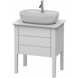 Meuble sous-vasque LUV 743x688x450mm blanc semi-brillant