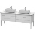 Meuble sous-vasque LUV 743x1783x570mm blanc nordique