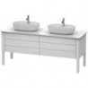 Meuble sous-vasque LUV 743x1783x570mm blanc nordique