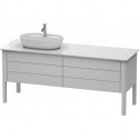 Meuble sous-vasque LUV 743x1783x570m avec éclairagecken li blanc nordique