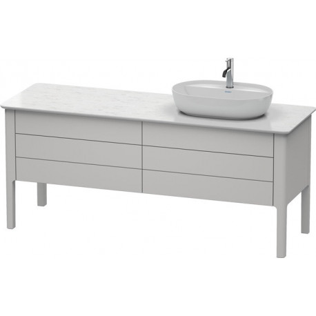 Meuble sous-vasque LUV 743x1783x570m avec éclairagecken re blanc nordique