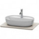 Console en pierre de quartz LUV 25x688x475mm blanc Structure