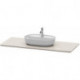 Console en pierre de quartz LUV 25x1388x595mm blanc Structure