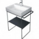Insert en verre Duravit DURASQUARE pour console métallique 003101/102 sw