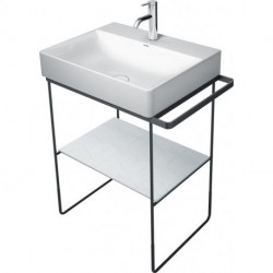 Insert en verre Duravit DURASQUARE pour console métallique 003101/102 flan gr