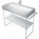 Insert en verre Duravit DURASQUARE pour console métallique 003103/104 cubic line