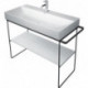 Insert en verre Duravit DURASQUARE pour console métallique 003103/104 sw