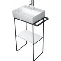 Insert en verre Duravit DURASQUARE pour console métallique 003109/110 we