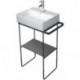 Insert en verre Duravit DURASQUARE pour console métallique 003109/110 flan gr