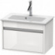 Meuble sous-vasque KETHO COMPACT 410x600x385mm blanc brillant