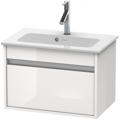 Meuble sous-vasque KETHO COMPACT 410x600x385mm blanc brillant
