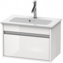 Meuble sous-vasque KETHO COMPACT 410x600x385mm blanc brillant
