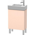 Meuble sous-vasque L-CUBE 582x480x240mm ouverture gauche abricot peral soie matte