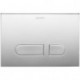 Plaque de déclenchement DURASYSTEM A1 217x146.5mm pour WC, plastique blanc DURAVIT
