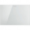 Plaque de déclenchement DURASYSTEM A2 229.8x157mm sans contact pour WC verre blanc