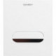 Plaque de déclenchement DURASYSTEM A2 130x150mm Batterie pour toilette, verre blanc DURAVIT