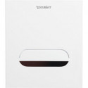 Plaque de déclenchement DURASYSTEM A2 130x150mm Filet, pour urinoirs, blanc