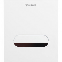 Plaque de déclenchement DURASYSTEM A2 130x150mm Filet, pour urinoirs, zingué blanc