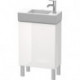 Meuble sous-vasque L-CUBE 582x480x240mm ouverture gauche eu chêne