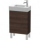 Meuble sous-vasque L-CUBE 582x480x240mm ouverture gauche châtaignier