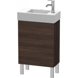 Meuble sous-vasque L-CUBE 582x480x240mm ouverture gauche châtaignier