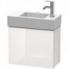 Meuble sous-vasque L-CUBE 400x480x240mm ouverture droite basalt mat