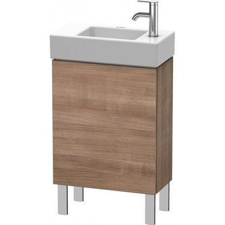 Meuble sous-vasque L-CUBE 582x480x240mm ouverture gauche cerise du tessin