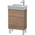 Meuble sous-vasque L-CUBE 582x480x240mm ouverture gauche cerise du tessin