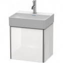 Meuble sous-vasque XSQUARE 397x434x340mm ouverture gauche blanc nordique
