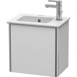 Meuble sous-vasque XSQUARE 400x410x289mm ouverture gauche blanc sdm