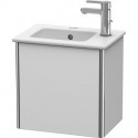 Meuble sous-vasque XSQUARE 400x410x289mm ouverture gauche blanc sdm