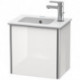Meuble sous-vasque XSQUARE 400x410x289mm ouverture droite blanc nordique