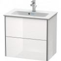 Meuble sous-vasque Duravit XSQUARE COMPACT 560x610x388mm blanc nordique