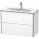 Meuble sous-vasque Duravit XSQUARE COMPACT 560x810x388mm blanc mat