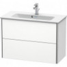 Meuble sous-vasque Duravit XSQUARE COMPACT 560x810x388mm blanc mat
