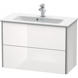 Meuble sous-vasque Duravit XSQUARE COMPACT 560x810x388mm blanc brillant lack