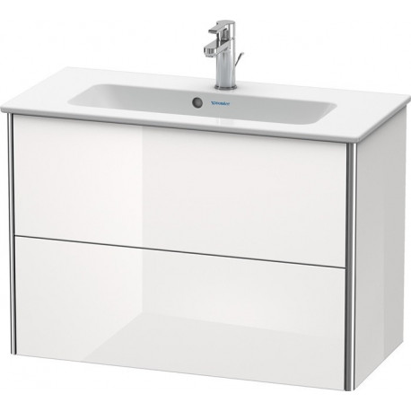 Meuble sous-vasque Duravit XSQUARE COMPACT 560x810x388mm blanc brillant lack