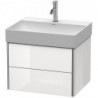 Meuble sous-vasque XSQUARE 397x584x460mm blanc brillant lack
